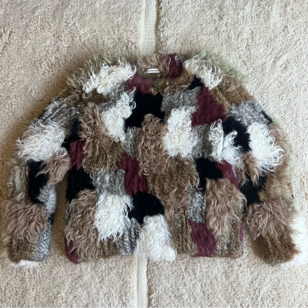 Ulla johnson patch fur pullover